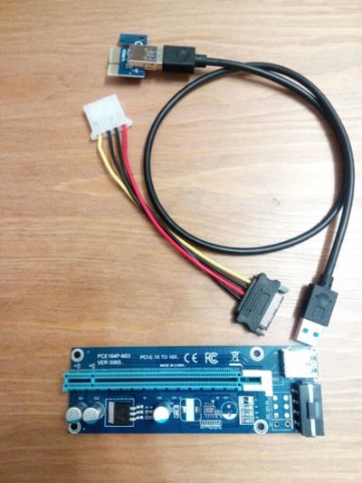 Лот: 10534843. Фото: 1. Райзер (Riser) VER.006S Molex... Шлейфы, кабели, переходники