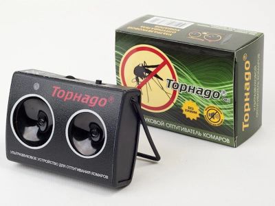 Лот: 9171068. Фото: 1. Ультразвуковой отпугиватель "Торнадо... Средства от насекомых и грызунов