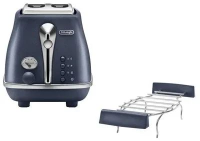 Лот: 16362465. Фото: 1. Тостер DeLonghi CTOE 2103 BL. Кухонная