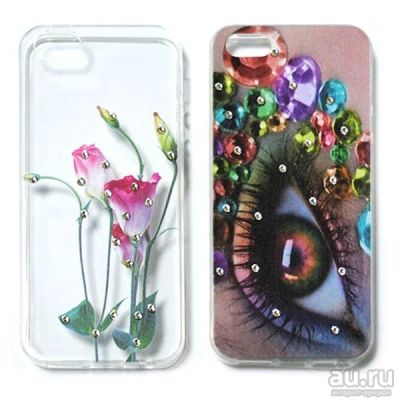 Лот: 12796216. Фото: 1. Чехол iPhone X/XS со стразами... Чехлы, бамперы