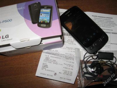 Лот: 2169974. Фото: 1. LG-P500. Смартфоны