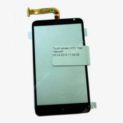 Лот: 3115253. Фото: 1. Touch screen HTC Titan черный. Дисплеи, дисплейные модули, тачскрины