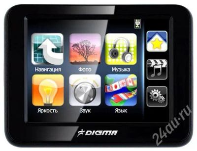 Лот: 174907. Фото: 1. GPS Навигатор Digma DM350 3.5... GPS-навигаторы