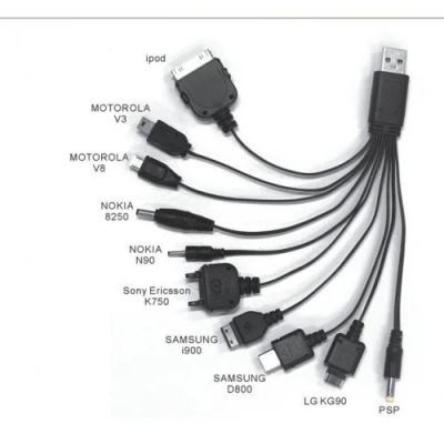 Лот: 3424957. Фото: 1. USB Кабель - переходник 10 в 1. Дата-кабели, переходники