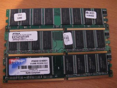 Лот: 488970. Фото: 1. ddr 512 mb. Оперативная память