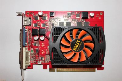 Лот: 3383608. Фото: 1. Palit GeForce GT 240 Green 1024MB... Видеокарты