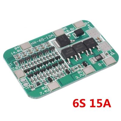 Лот: 14579062. Фото: 1. 6 S 15A 24 V PCB BMS Защитная... Печатные платы