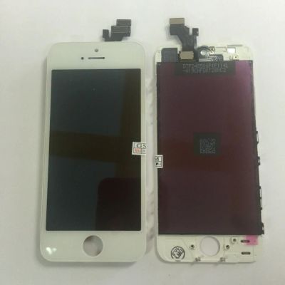 Лот: 7863258. Фото: 1. Дисплей iPhone 5 + тачскрин белый... Дисплеи, дисплейные модули, тачскрины