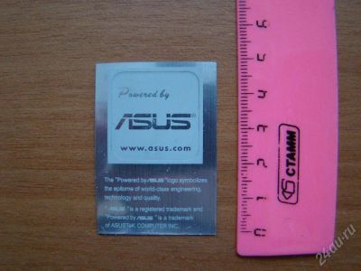 Лот: 30442. Фото: 1. Наклейка металлизированная ASUS. Красноярск