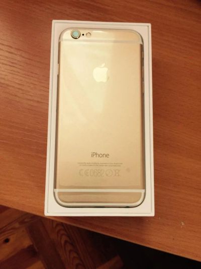 Лот: 6693612. Фото: 1. iPhone 6 gold 16 Gb. Смартфоны