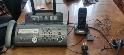 Лот: 20020122. Фото: 1. Факс с дополнительной радио трубкой. Факсы, автоответчики