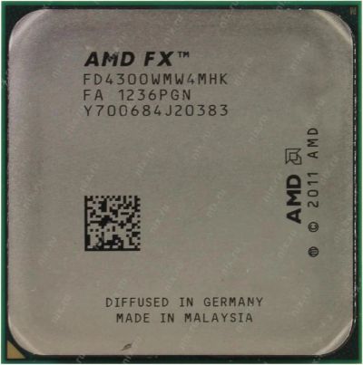 Лот: 10992263. Фото: 1. AMD FX-4300 Vishera (AM3+, L3... Процессоры