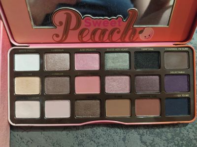 Лот: 15270515. Фото: 1. Палетка теней sweet peach от too... Макияж