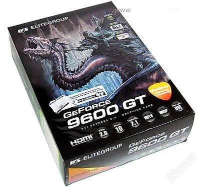 Лот: 1342234. Фото: 1. Видеокарта GeForce 9600 GT. Видеокарты