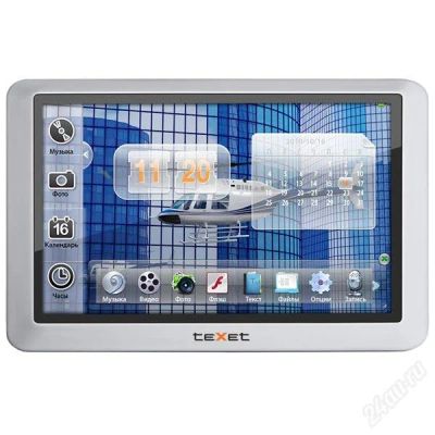 Лот: 1032821. Фото: 1. MP3 Flash 8 GB teXet T-940HD Silver. Плееры