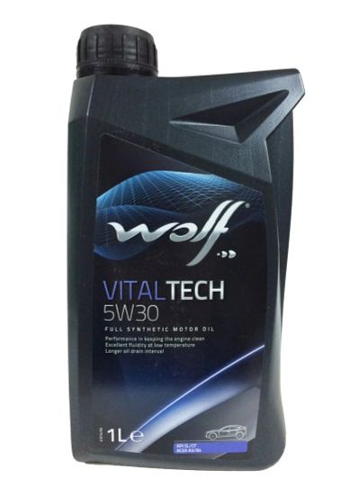 Лот: 16495069. Фото: 1. Масло WOLF VITALTECH 5W30 1л синт. Масла, жидкости
