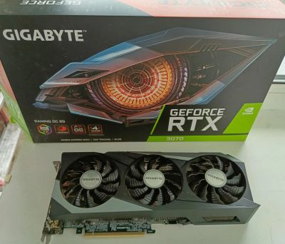 Лот: 20522965. Фото: 1. Видеокарта Gigabyte RTX 3070 8Gb. Видеокарты
