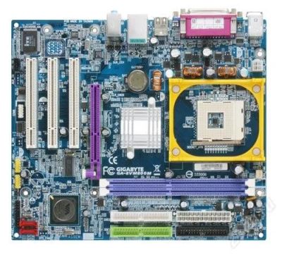 Лот: 1190493. Фото: 1. Материнская плата Gigabyte GA-8VM800M... Материнские платы