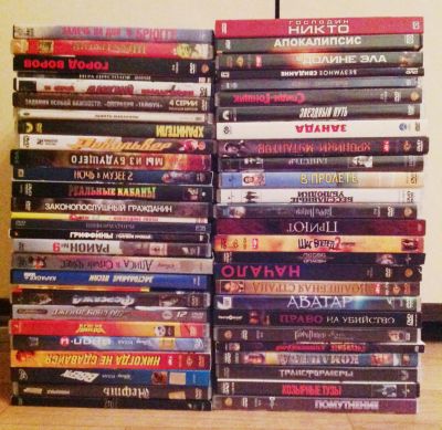 Лот: 6586745. Фото: 1. Коллекция кино на DVD (~160 дисков... Видеозаписи, фильмы