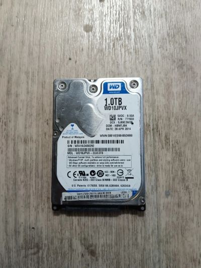 Лот: 25316460. Фото: 1. Жёсткий диск WD 1TB. Жёсткие диски (HDD)