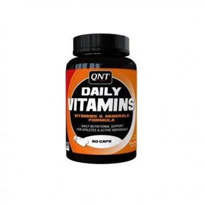 Лот: 9816351. Фото: 1. Daily Vitamins 60 капс. QNT (Витамины... Спортивное питание, витамины