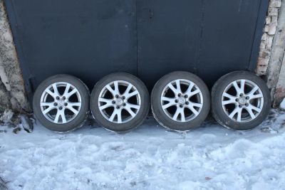 Лот: 5196099. Фото: 1. Диски Mazda 16"+шины Bridgestone... Шины на дисках