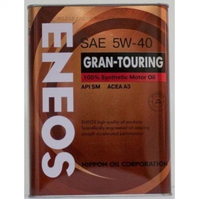 Лот: 9073994. Фото: 1. ENEOS Gran-Tourring SM 5W-40 4L. Масла, жидкости