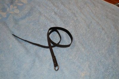 Лот: 2083808. Фото: 1. Ремешок темно коричневый тоненький. Ремни, пояса