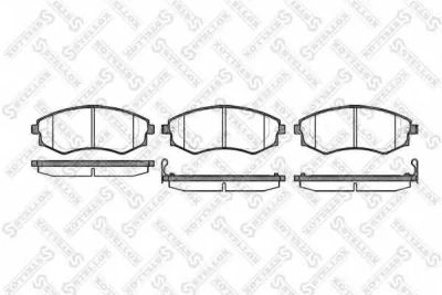 Лот: 25853763. Фото: 1. Колодки дисковые п. Nissan Primera... Двигатель и элементы двигателя