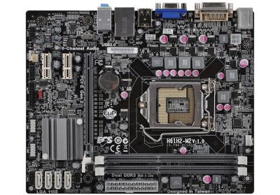 Лот: 7762935. Фото: 1. Материнская плата LGA1155 ECS... Материнские платы