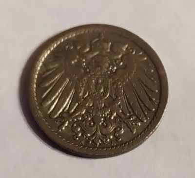 Лот: 25081785. Фото: 1. Германия (Империя) 5 пфеннигов... Германия и Австрия