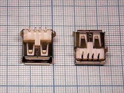 Лот: 12287042. Фото: 1. Разъём USB №012 ver.2.0 female... Разъёмы