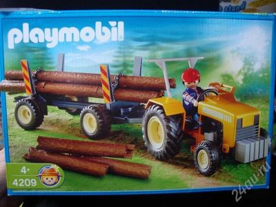 Лот: 3317516. Фото: 1. Playmobil Трактор. Конструкторы