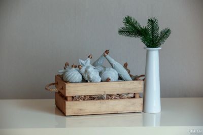 Лот: 17275138. Фото: 1. Елочные игрушки (белые) Handmade... Авторские куклы, игрушки, поделки