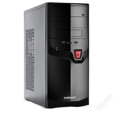 Лот: 2384707. Фото: 1. Двухъядерный Crown 4Gb + монитор... Компьютеры в сборе