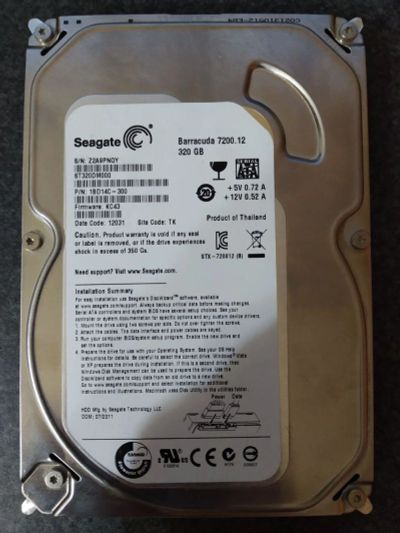 Лот: 14474255. Фото: 1. Жесткий диск Seagate Barracuda... Жёсткие диски (HDD)