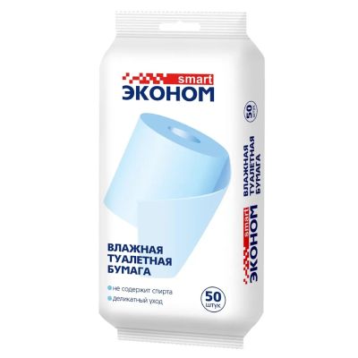 Лот: 24117780. Фото: 1. Туалетная бумага влажная Эконом... Средства личной гигиены 