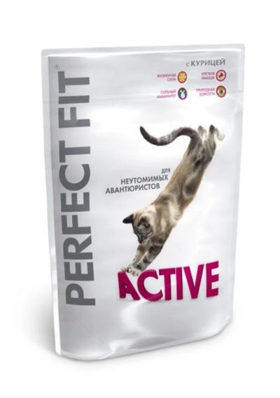 Лот: 5113782. Фото: 1. Сухой корм Perfect Fit Active... Корма