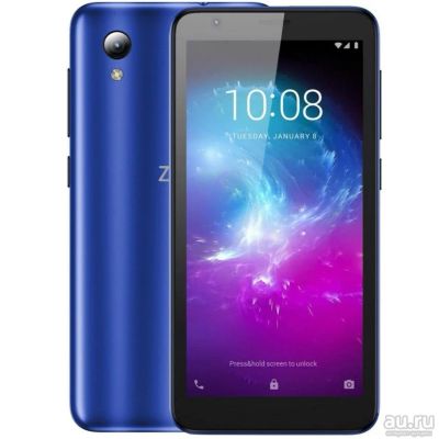 Лот: 13934243. Фото: 1. Смартфон ZTE Blade A3 2019 Синий. Смартфоны