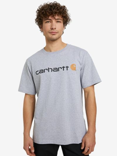 Лот: 22425677. Фото: 1. Футболка мужская Carhartt, Серый. Другое (спортивная одежда)