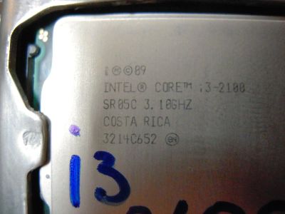 Лот: 14758237. Фото: 1. CPU i3-2100 2 ядра 4 потока. Для... Процессоры
