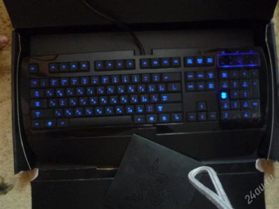 Лот: 885643. Фото: 1. клавиатура razer lycosa. Другое (компьютеры, оргтехника, канцтовары)
