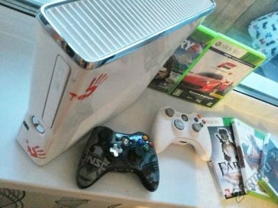 Лот: 6158908. Фото: 1. Xbox 360 slim 320G. Игровые приставки, консоли