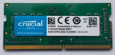 Лот: 24932378. Фото: 1. DDR4 - 4GB/2666Mhz. Оперативная память