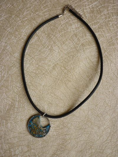 Лот: 4485796. Фото: 1. Колье в стиле стимпанк (Steampunk... Бижутерия ручной работы