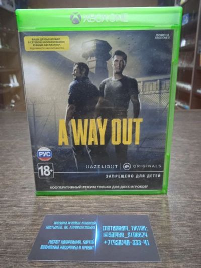 Лот: 18181666. Фото: 1. A Way Out. Лицензионный диск для... Игры для консолей