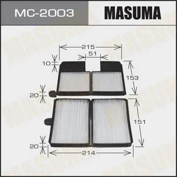 Лот: 11287736. Фото: 1. Фильтр салона Masuma (vic AC-1880A... Расходные материалы