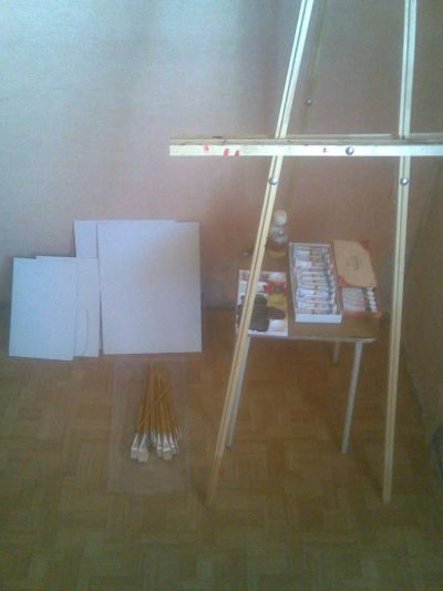 Лот: 4150321. Фото: 1. Преффесиональный набор для рисования... Кисти, принадлежности