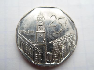 Лот: 8534616. Фото: 1. Куба 25 сентаво 1998. Америка