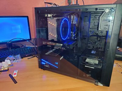 Лот: 20538030. Фото: 1. Игровой компьютер I3-10105f... Компьютеры в сборе